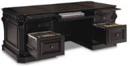 Picture of  TELLURIDE 76'' EXECUTIVE DESK W/LEATHER PANELS       
