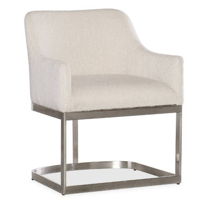 Picture of  MODERN MOOD UPHOLSTERED ARM CHAIR W/METAL BASE      