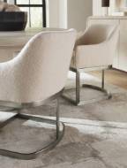Picture of  MODERN MOOD UPHOLSTERED ARM CHAIR W/METAL BASE      