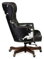 Picture of  KATHERINE EXECUTIVE SWIVEL TILT CHAIR W/ BLACK & WHITE HOH   
