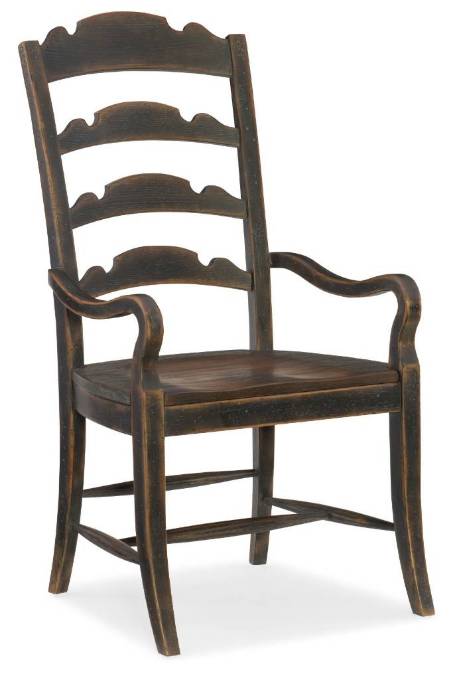 Picture of  HILL COUNTRY TWIN SISTERS LADDERBACK ARM CHAIR - 2 PER CARTON/PRICE EA 