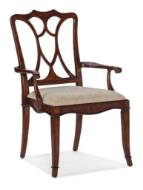 Picture of  CHARLESTON UPHOLSTERED SEAT ARM CHAIR-2 PER CARTON/PRICE EA     