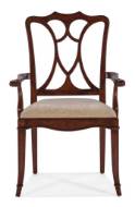 Picture of  CHARLESTON UPHOLSTERED SEAT ARM CHAIR-2 PER CARTON/PRICE EA     
