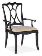Picture of  CHARLESTON UPHOLSTERED SEAT ARM CHAIR-2 PER CARTON/PRICE EA     