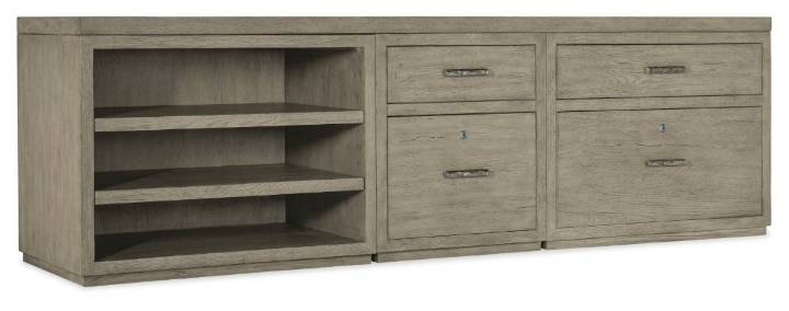 Picture of  LINVILLE FALLS CREDENZA - 96IN TOP-SMALL FILE-LATERAL FILE AND OPEN   