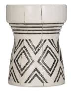 Picture of  COMMERCE & MARKET CARVED STUMP SIDE TABLE      