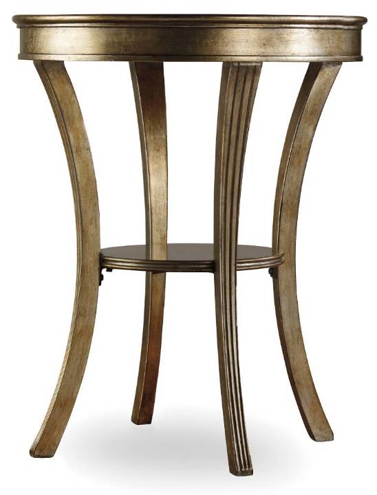 Picture of  SANCTUARY ROUND MIRRORED ACCENT TABLE - VISAGE      