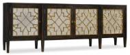 Picture of  SANCTUARY FOUR DOOR MIRRORED CONSOLE- EBONY       