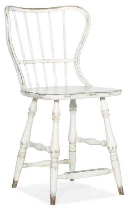 Picture of  CIAO BELLA SPINDLE BACK COUNTER STOOL-WHITE       