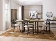 Picture of  LA GRANGE TWIN SISTERS LADDERBACK COUNTER STOOL      