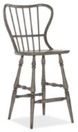 Picture of  CIAO BELLA SPINDLE BACK BAR STOOL-SPECKLED GRAY      