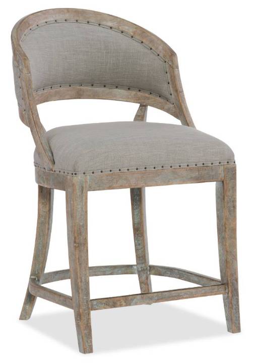 Picture of  BOHEME GARNIER BARREL BACK COUNTER STOOL       