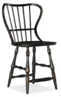 Picture of  CIAO BELLA SPINDLE BACK COUNTER STOOL-BLACK       