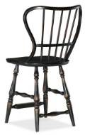 Picture of  CIAO BELLA SPINDLE BACK COUNTER STOOL-BLACK       
