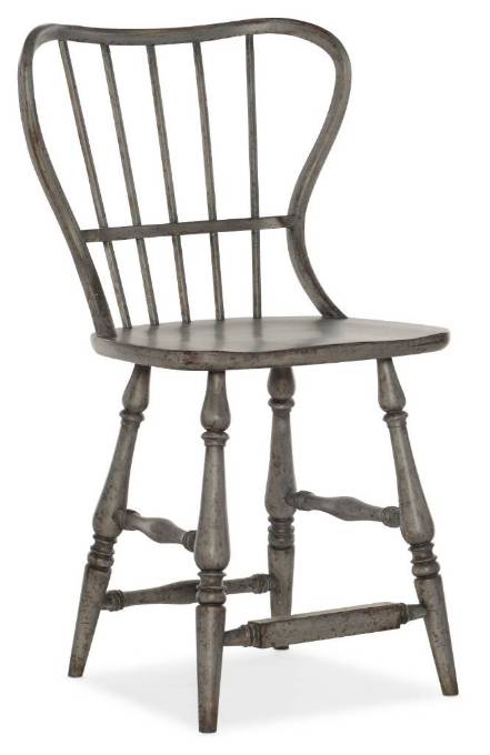 Picture of  CIAO BELLA SPINDLE BACK COUNTER STOOL-SPECKLED GRAY      