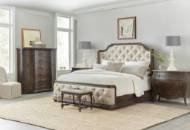 Picture of TRADITIONS KING UPHOLSTERED PANEL BED         