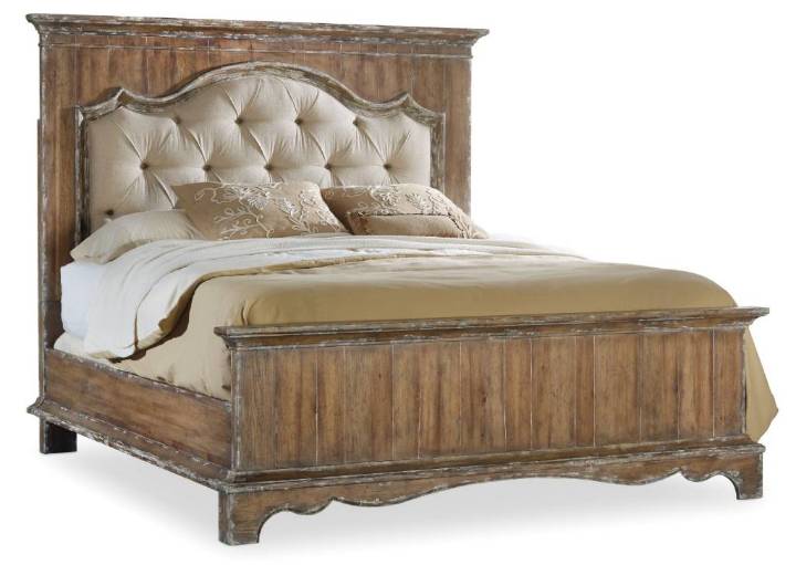 Picture of CHATELET CALIFORNIA KING UPHOLSTERED MANTLE PANEL BED       