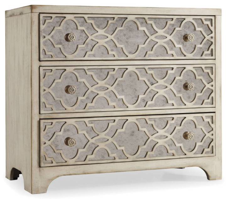 Picture of  SANCTUARY FRETWORK CHEST-PEARL ESSENCE         