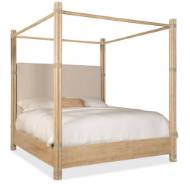 Picture of RETREAT POLE RATTAN CAL KING UPHOLSTERED POSTER BED W/CANOPY     