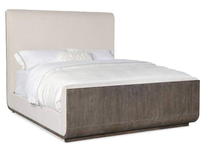 Picture of MODERN MOOD CAL KING UPHOLSTERED PANEL BED       