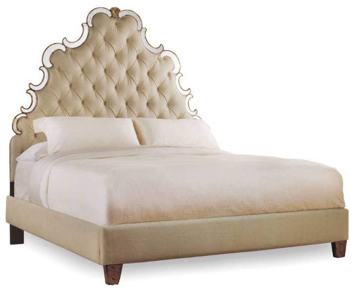 Picture of SANCTUARY QUEEN TUFTED BED - BLING        