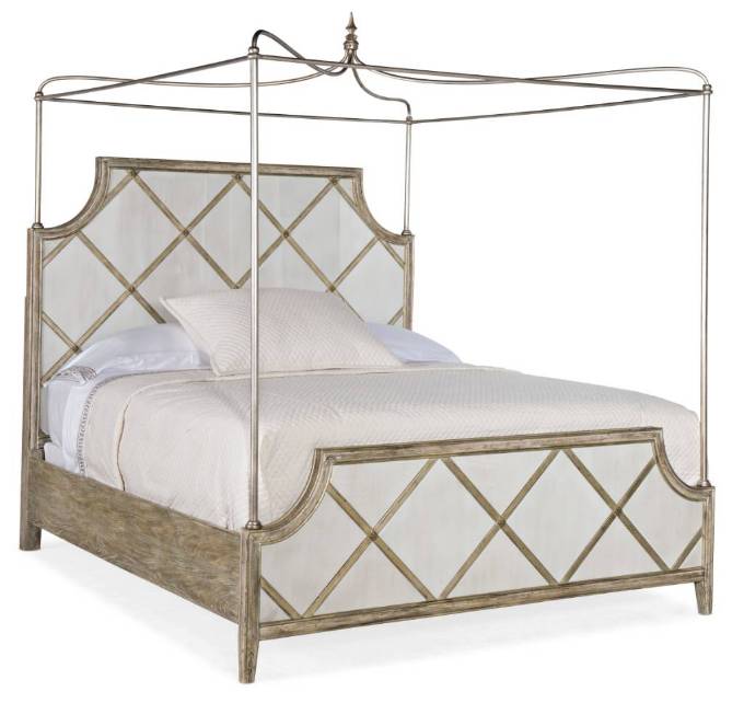 Picture of SANCTUARY DIAMONT CANOPY KING PANEL BED        