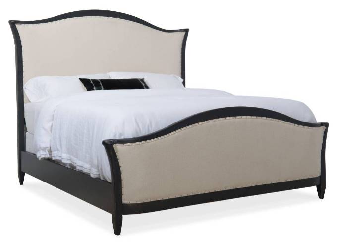 Picture of CIAO BELLA KING UPHOLSTERED BED- BLACK        