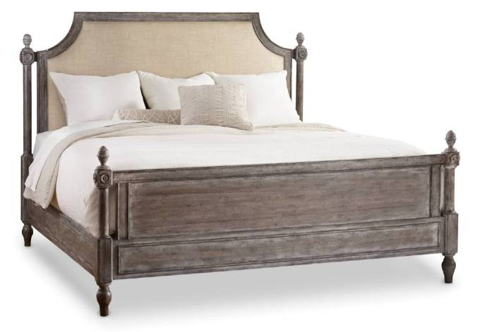 Picture of KING FABRIC UPHOLSTERED POSTER BED         
