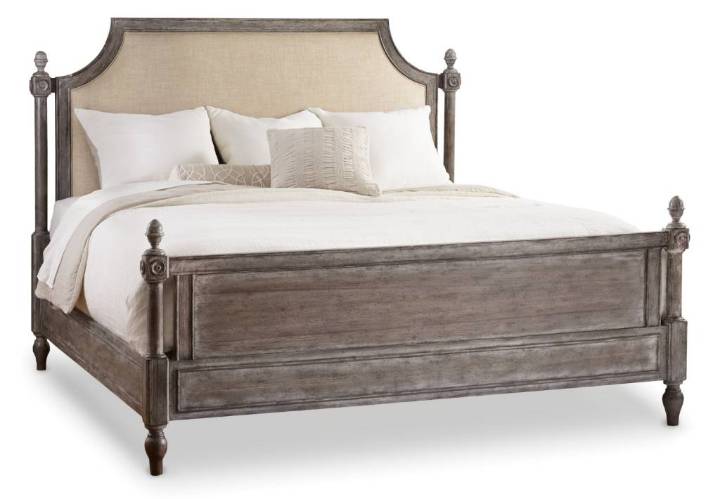 Picture of KING FABRIC UPHOLSTERED POSTER BED         