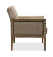 Picture of  CARVERDALE LEATHER CLUB CHAIR W/WOOD FRAME       