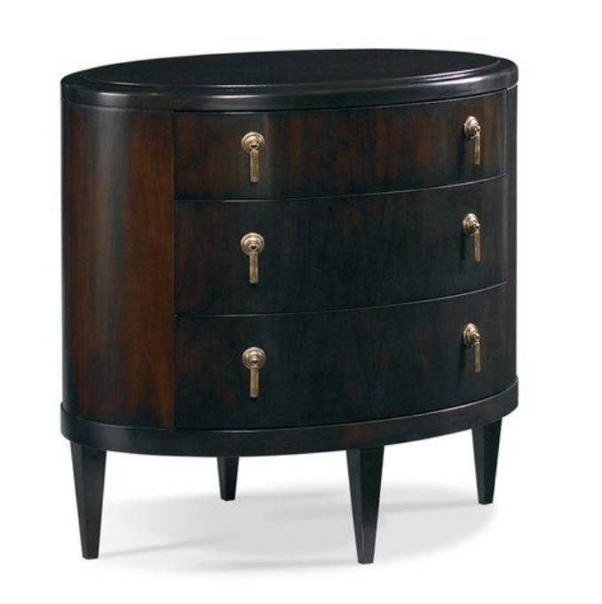 Picture of IBIZA OVAL BEDSIDE TABLE