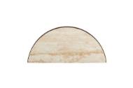 Picture of BRIDGETON DEMILUNE CHEST WITH TRAVERTINE TOP