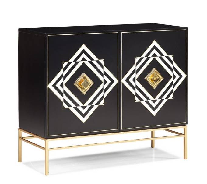 Picture of AIMEE HALL CHEST - GOLD