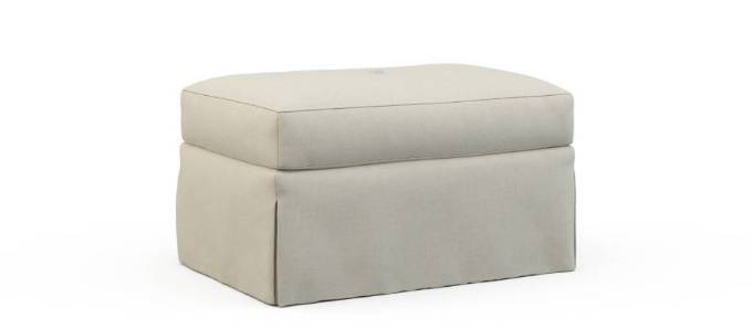 Picture of BETSY SKIRTED OTTOMAN
