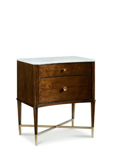 Picture of NOVELLA NIGHTSTAND WITH STONE TOP