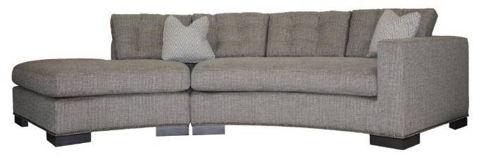 Picture of BENNETT RIGHT ARM CURVED BUTTON SOFA