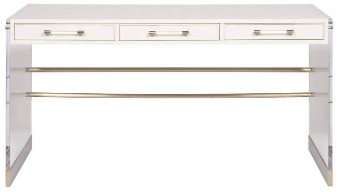 Picture of BERKLEY DESK WITH ACRYLIC & METAL BASE
