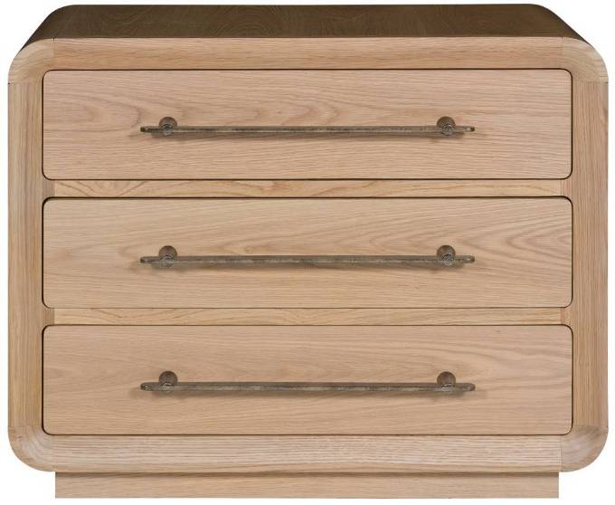 Picture of FORM THREE DRAWER NIGHTSTAND