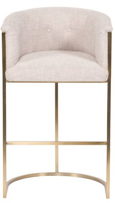 Picture of SKYE BUTTON BACK METAL FRAME BAR STOOL