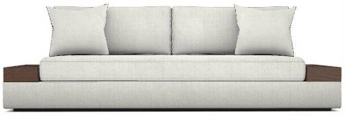 Picture of EMBRACE WOOD TRAY ARM SOFA