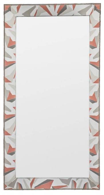 Picture of CORINTHIAN CLUB UPHOLSTERED FLOOR MIRROR