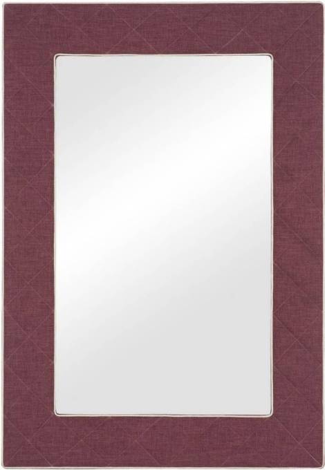 Picture of THE BREWSTER UPHOLSTERED BUTTON QUILTED MIRROR