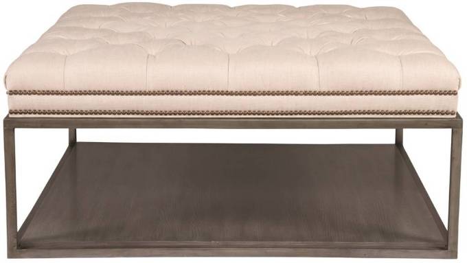 Picture of WAYLAND SQUARE METAL OTTOMAN