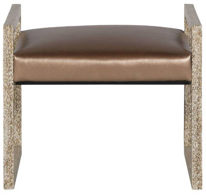 Picture of ALPINE LEATHER OTTOMAN