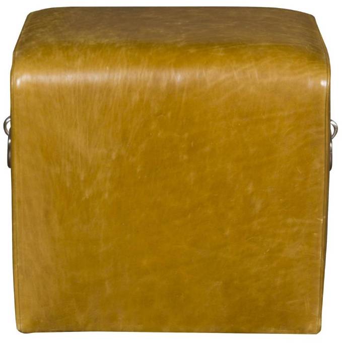 Picture of MCGHEE LEATHER OTTOMAN