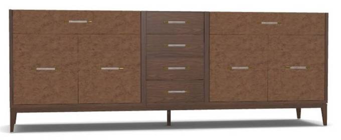 Picture of CALLY VANITY WITH 7" TAPERED LEG