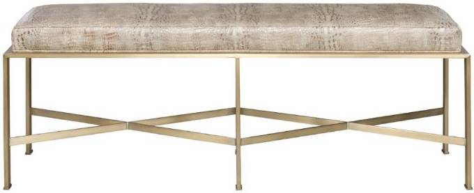 Picture of PENLEY LEATHER BENCH