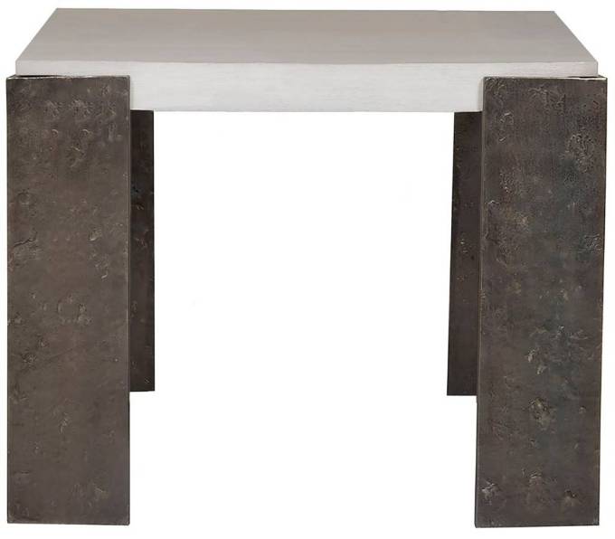 Picture of CAST DINING TABLE WITH CAST METAL LEG