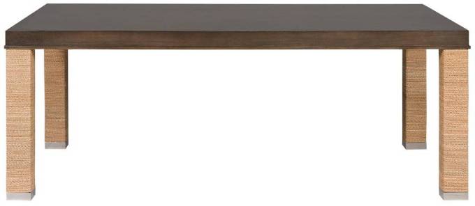 Picture of WOVEN DINING TABLE WITH LAMPAKANAY LEG