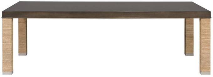 Picture of WOVEN DINING TABLE WITH LAMPAKANAY LEG